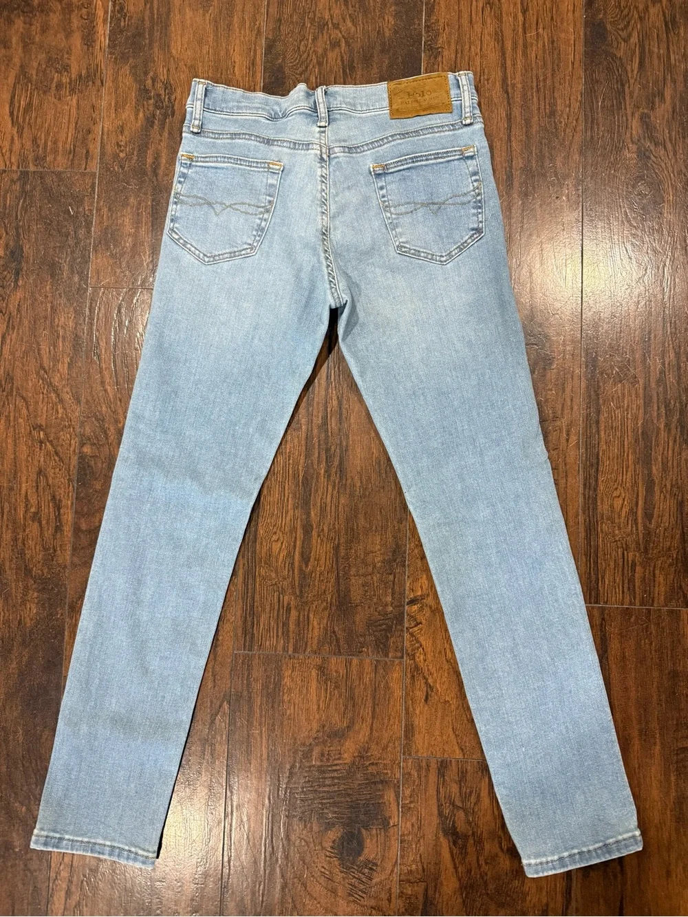 Polo Ralph Lauren Eldridge Skinny Boys Jeans 14 Light Wash Denim
